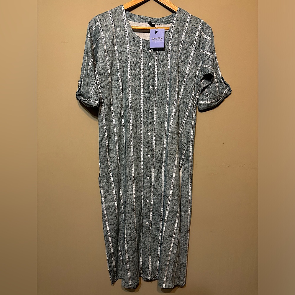 ZONE BLUE NWT Long Tunic Top / Dress